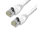 Cat6 Snagless Shielded (STP) Ethernet Cable - White Jacket