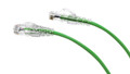 Cat6A Slim Jacket Unshielded (UTP) Ethernet Cable - Green Jacket