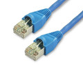 Cat6A Snagless Shielded (STP) Ethernet Cable - Blue Jacket