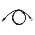 Cat6A Snagless Shielded (STP) Ethernet Cable - Black Jacket