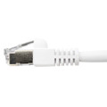 Cat6A Snagless Shielded (STP) Ethernet Cable - White Jacket
