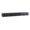 Switched PDU 15A 240V (8) IEC-320 C19, (1) IEC-320 C14 Plug, 1 RMS (right)