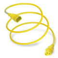 Power Cord, C14 to C13, 18/3 AWG, 10Amp, 250V SVT Yellow Jacket