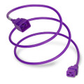 Power Cord, C20 to C19, 14/3 AWG, 20 Amp, 250V SJT Purple Jacket