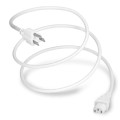 Power Cord, NEMA, 5-15P, C15 HIGH TEMPERATURE, 14/3, 15Amp, 125V, SVT Jacket , White Jacket (Coiled)