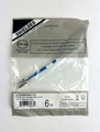 Cat6A Slim Jacket Shielded (STP) Ethernet Cable - Blue Jacket, Bagged
