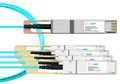 400GBASE, QSFP-DD to (4) 100G QSFP56 (AOC) Active Optical Cables - Cisco Compatible