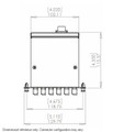 MTP/MPO Super Elite Cassette, 6 Quad LC to 2 Male MTP Super Elite/MPO, Singlemode