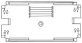 M67-061 - 6 Fiber Splice Tray for Mechanical Splices, 0.2-in