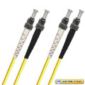 TAA Compliant Fiber Patch Cable, ST-ST Fiber Patch Cable, PC, Multimode 50/125 10 Gig OM3, Duplex