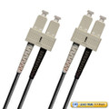 TAA Compliant Fiber Patch Cable, SC-SC Fiber Patch Cable, Multimode 50/125 10 Gig OM3, Duplex, black