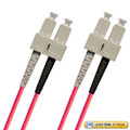 SC-SC Fiber Patch Cable, Multimode 50/125 10 Gig OM3, Duplex