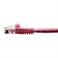 Cat6A Snagless Unshielded (UTP) Ethernet Cable - Pink Jacket