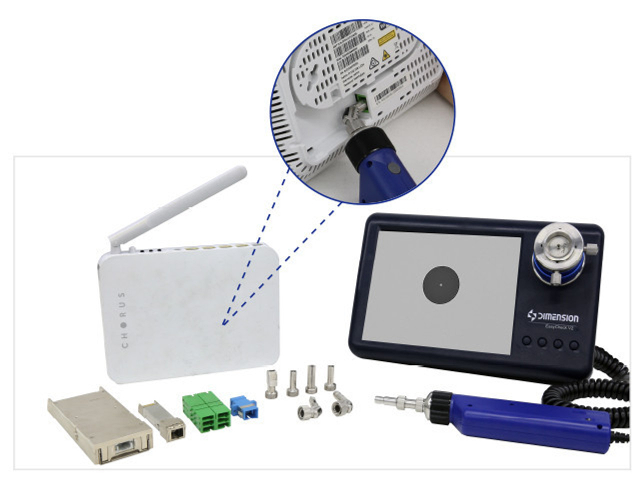 EasyCheck Fiber Optic Endface Inspector | Shop | Cables Plus USA