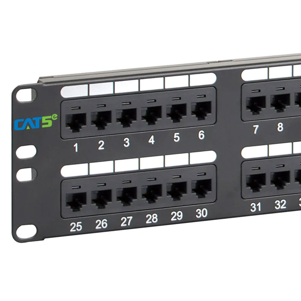 ICMPP0485E - ICC Patch Panel, Cat5e, 48-Port, RJ45 to 4PR 100, 2 RMS