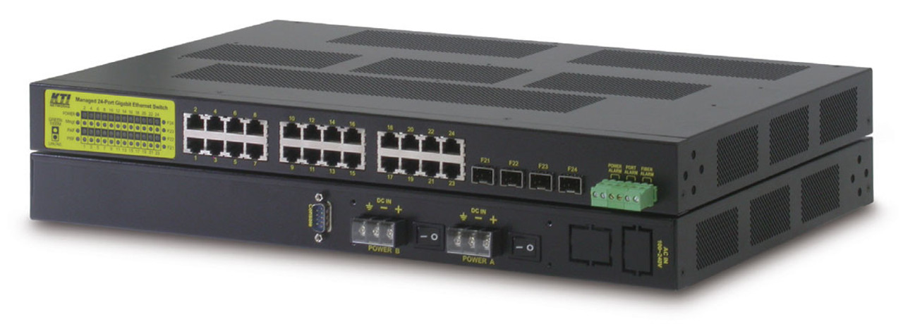 Industrial Managed 24-Port L2/L3 Gigabit Ethernet Switches