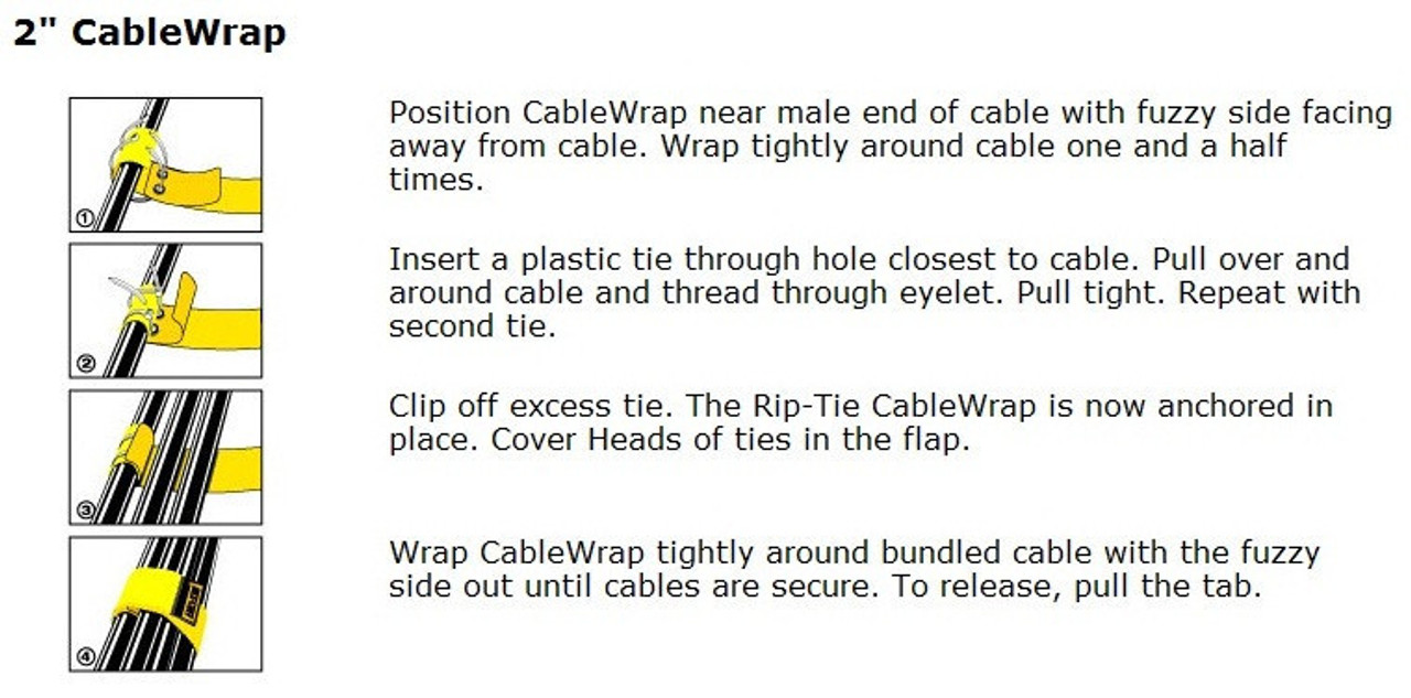 One Inch Wide CableWrap with Buckle – Rip-Tie, Inc.