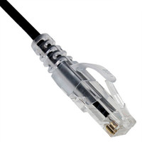UL828-8006BK-CG - Cat6A Slim Jacket Unshielded (UTP) Ethernet Cable - Black Jacket