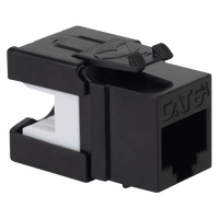 ICC, Jack, CAT 6A UTP, RJ45 to 4PR 110, High Density, black