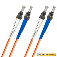 TAA Compliant Fiber Patch Cable, ST-ST Fiber Patch Cable, UPC, Singlemode 9/125 OS2, Duplex