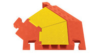 CPT3X225-L-Y-O - 3-Channel 45° Left Turn for Linebacker Heavy Duty 3 Channel Cable Protectors with T-shaped Connectors