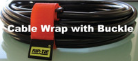 HB-06-010-BK - CableWrap with Buckle, 1 Inch Wide, view 2