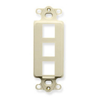 IC107DI3XX - Decorex Insert, 3-Port, ivory