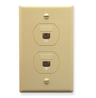 Designer Wall Plate, 2 VOICE 6P6C