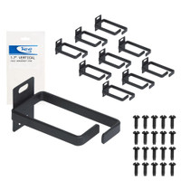.70” Metal Cable Management Ring, Vertical, Rack or Wall Mount, Pack of 10 – Cable Organizer for Structured Cabling and Racks