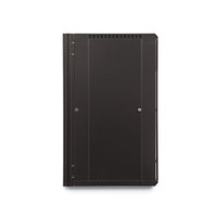 22U LINIER® Swing-Out Wall Mount Cabinet - Glass Door
