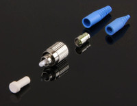 Senko - Fiber Connector, FC/APC, Singlemode, Blue Boot, 3.0mm Crimp Sleeve