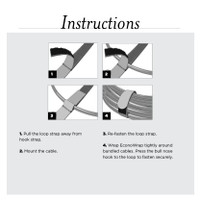 Rip-Tie EconoWrap with Slip-on Attachment, 3/4 Inch Wide (Instructions)