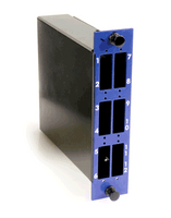 SC Duplex  LGX Compatible Fiber Optic Cassette/Panel Overlay