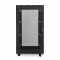 22U LINIER® Server Cabinet - 3100 Series - Glass/Vented Doors - 24 Inch Depth