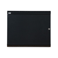 9U LINIER Swing-Out Wall Mount Cabinet - front view