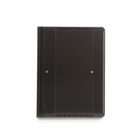 18U LINIER® Swing-Out Wall Mount Cabinet - Vented Door, side view