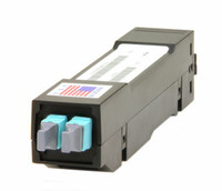 HD8² Cassette, 48 Strand, OM3, 4 Port MTP® Elite 12F (Male) Front to 2 Port MTP® Elite 24F (Male) Rear, Aqua, Straight