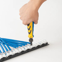 PATCH PANEL, CAT6A, 24-P, 1 RMS, punchdown example