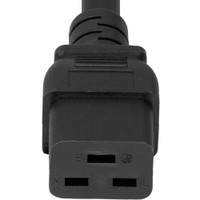 2019-J-012 - Power Cord, C20 to C19, 12/3 AWG, 20 Amp, 250V SJT Black Jacket (C19 end)