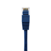 UL624M801BU-8F - Cat5e Snagless Unshielded (UTP) Ethernet Cable, vertical end view