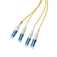 MTF-CSU-08-OS2-001MB - 4 Senko CS connectors, OS2 Singlemode 9/125 Micron, 8 Fiber