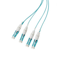 Breakout Cable, CS, OM3 Multimode 50/125 Micron, 8 Fiber