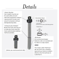 Rip-Tie Lite Screw Mount with Grommet, 5/8 Inch Wide, Instructions