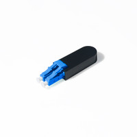 Loopback, LC Connector, SM, UPC Polish, Blue Housing, Image 1