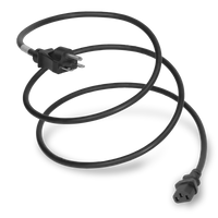 61513-H-012 - Power Cord, NEMA, 6-15P, C13, 14/3, 15 Amp, 250V, SJT Jacket, Black, coiled cord