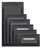 12U Swing-Out Wall-Mount Cabinet, 19 Inch, Shelves