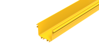 FD120Y-2000-P - Fiber duct channel, 120mm x 2000mm, PVC, Yellow