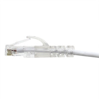 Cat6, 28AWG, Finger Boot, "Slim Jacket", White Jacket