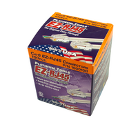 100010B - EZ-RJ45® Cat 6+ Conn., single, 100 Pack