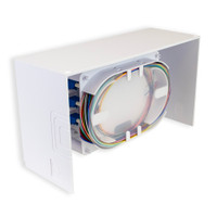 FTTD (Fiber to the Work Station), Inside Splice Tray and Pigtails, Image 1